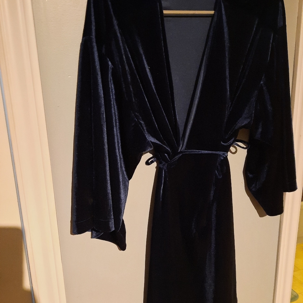 Blue Velvety dress